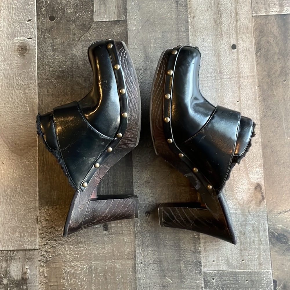 Bongo Vicky Platform Heeled Clogs - image 7